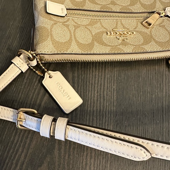 Coach Mini Rowan File Bag in Signature Canvas - Picture 2 of 10